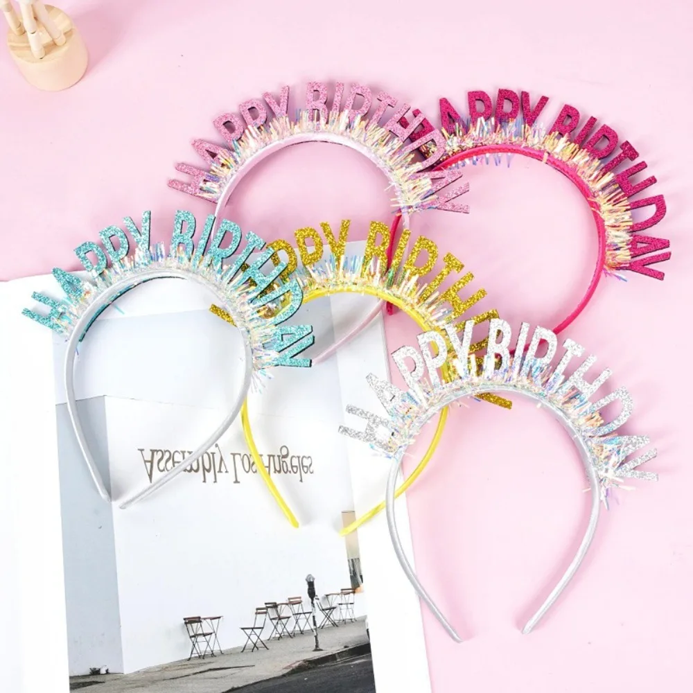 

Набор из 5 фетровых заколок для волос, красочные украшения для головы на день рождения, Новый год, Рождество, для праздничного декора