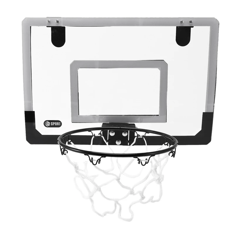 Mini Basketball Hoop With Ball 18 Inch X12 Inch Shatterproof Backboard