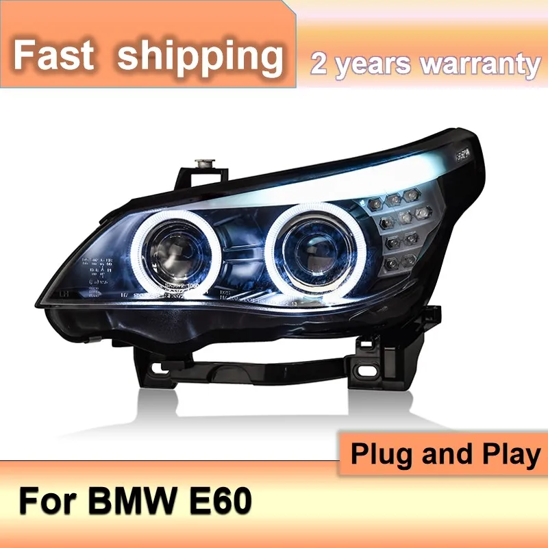 

Car Accessories for BMW E60 Head Light 2003-2010 BMW E60 Front Lamp BMW 5 Series Headlamp LED DRL Turn Signal Xenon Lens