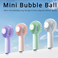 New Cute Handheld Mini Fan Portable Small Conditioner Wireless Air Circulator Type-C USB Rechargeable High Quality Summer Office