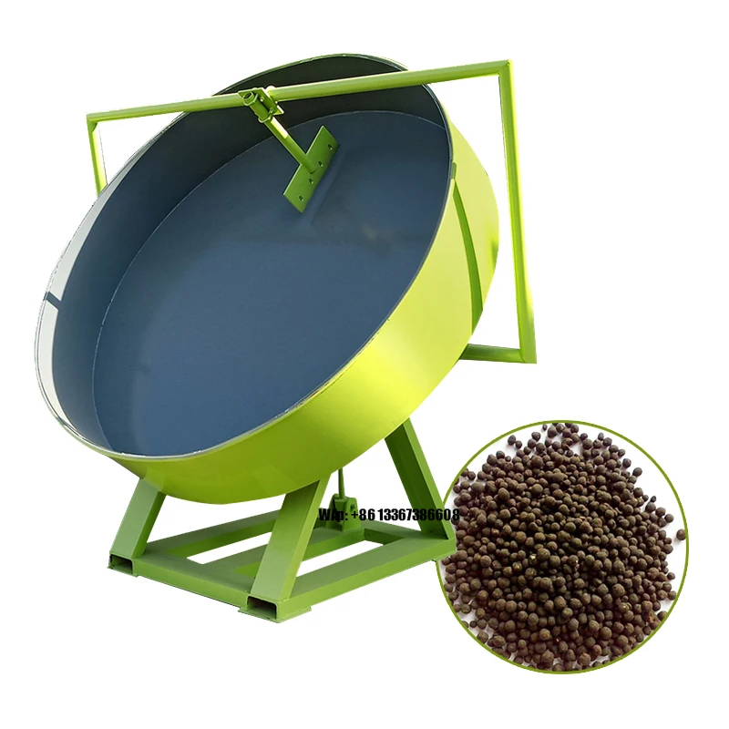 New Type Make Compound or Organic Fertilizer Granule Disc Granulator Advantages