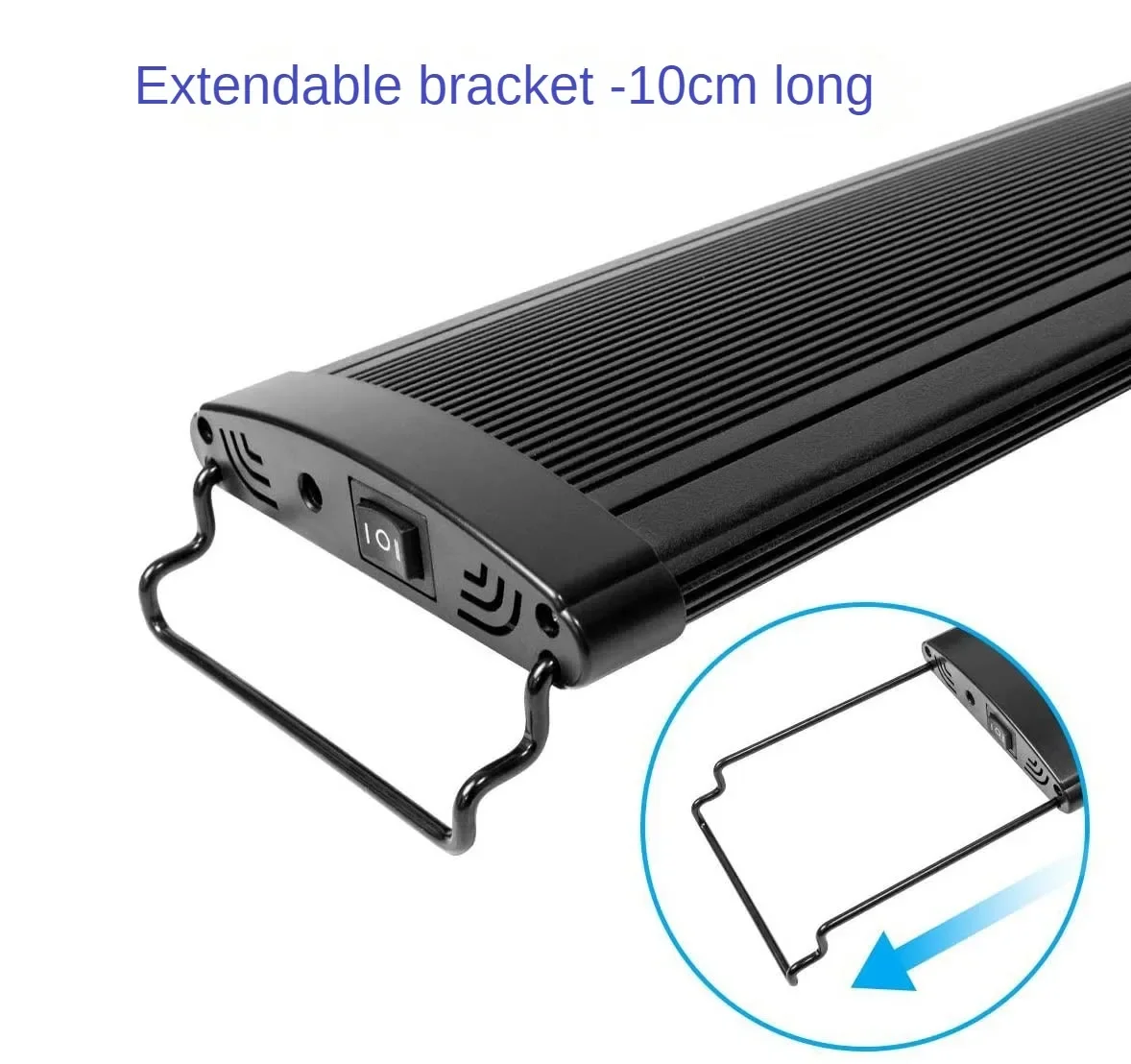 LED Aquarium Light,Waterproof Fish Tank Light For Water Plant Fish Coral Reef Light ,Full Spectrum,Extendabl Bracket,RGB LEDs