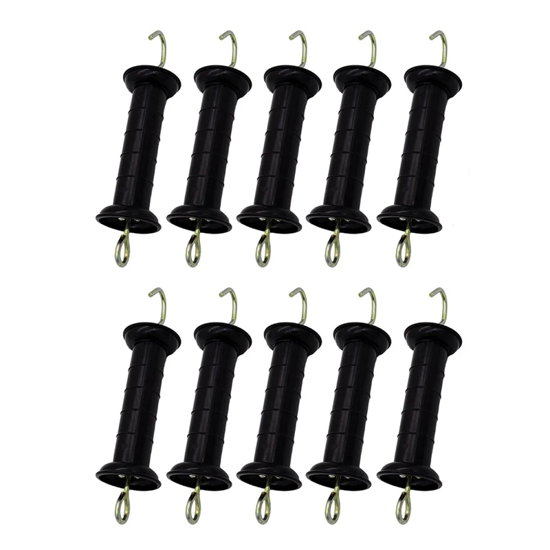 

A82I-Livestock Farm Electric Fence Door Handle With Insulator Cattle, Sheep, Horse And Pig Fence Pasture Fence Accessories