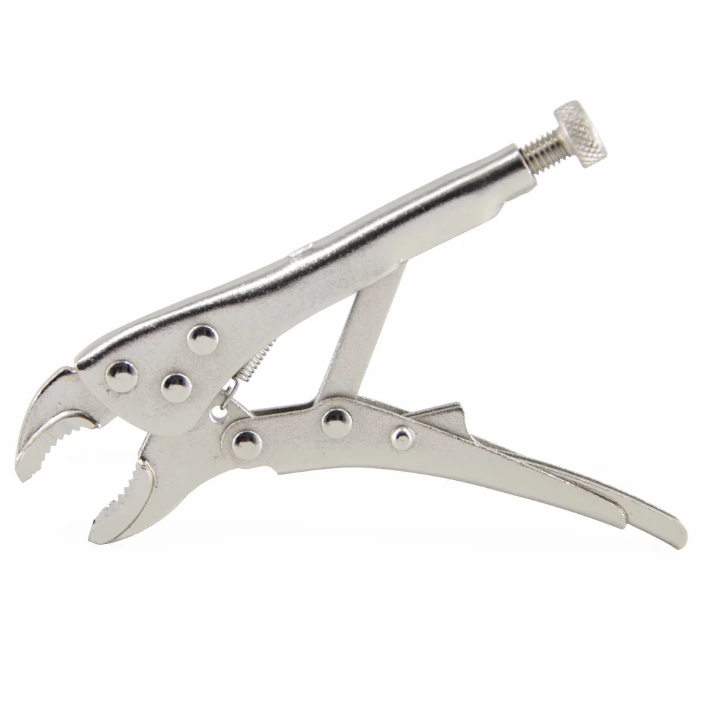 2 Sets of 5inch Mini C-type Clamp Pliers 4.5 inch Mini Round Mouth Pliers for Household Use Convenient Easy to Carry Mini Pliers