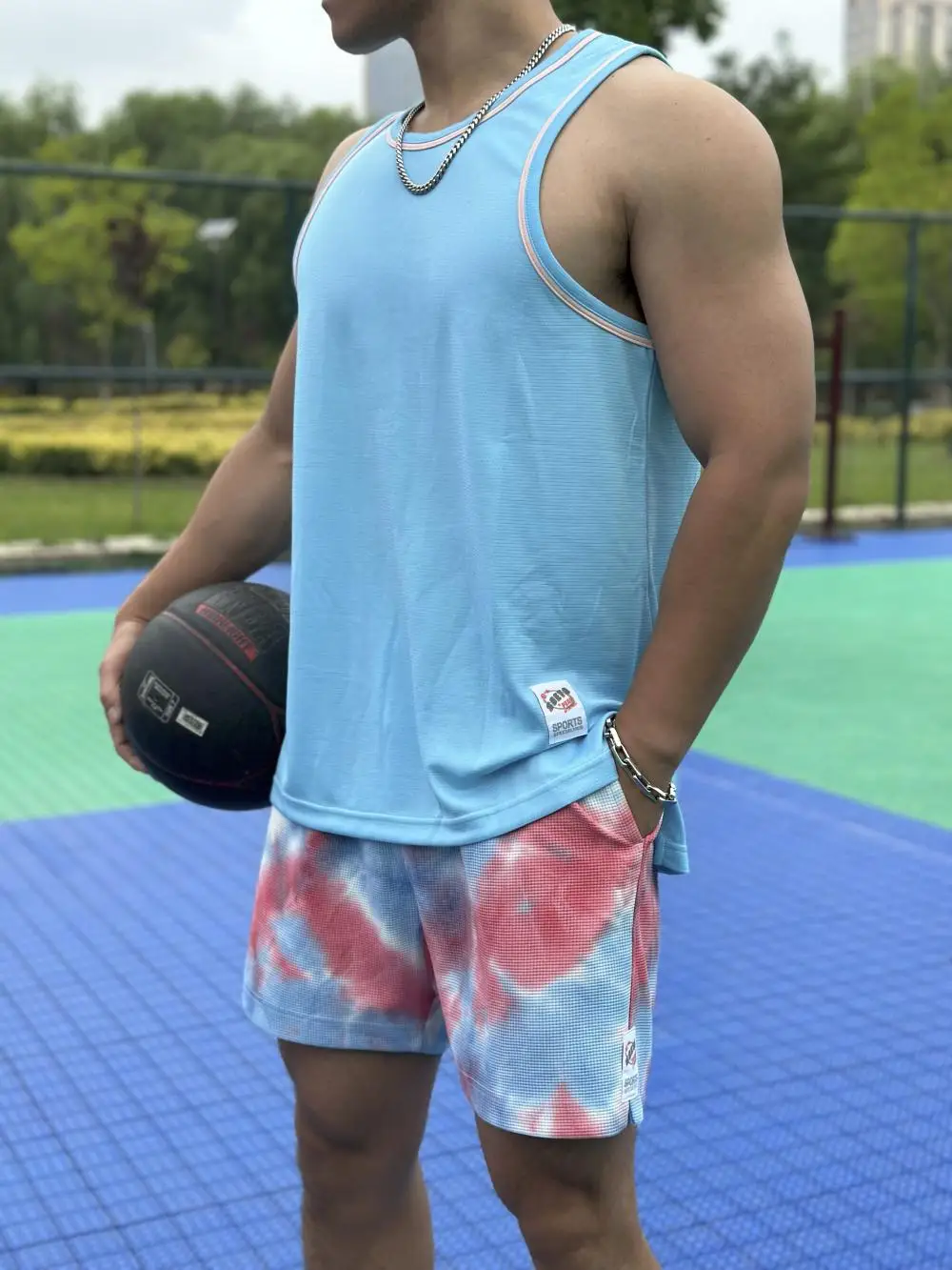 

Outdoor Basketball Quick Dry Four Seasons Fashion Gym Tank Top Sport Leisure Breathable Sleeveless Shirt Men'S Clothing