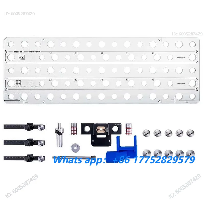 MFT Woodworking Desktop 20mm Hole Positioning Super Dog Hole Table System for Woodworking DIY HD30-PC09