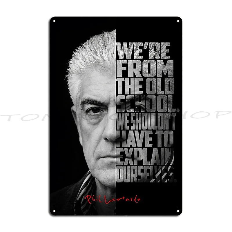 Phil Leotardo – The Sopranos Metal Plaque Cinema Party Bar Cave Design Tin Sign Poster