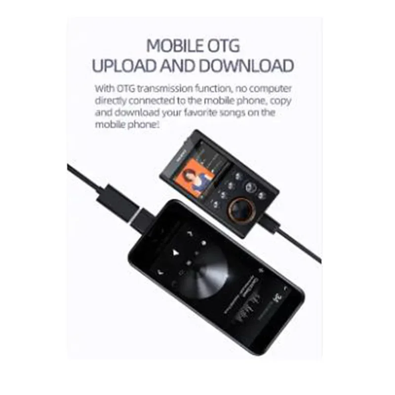 Portable music and audio player supports 128G TF card