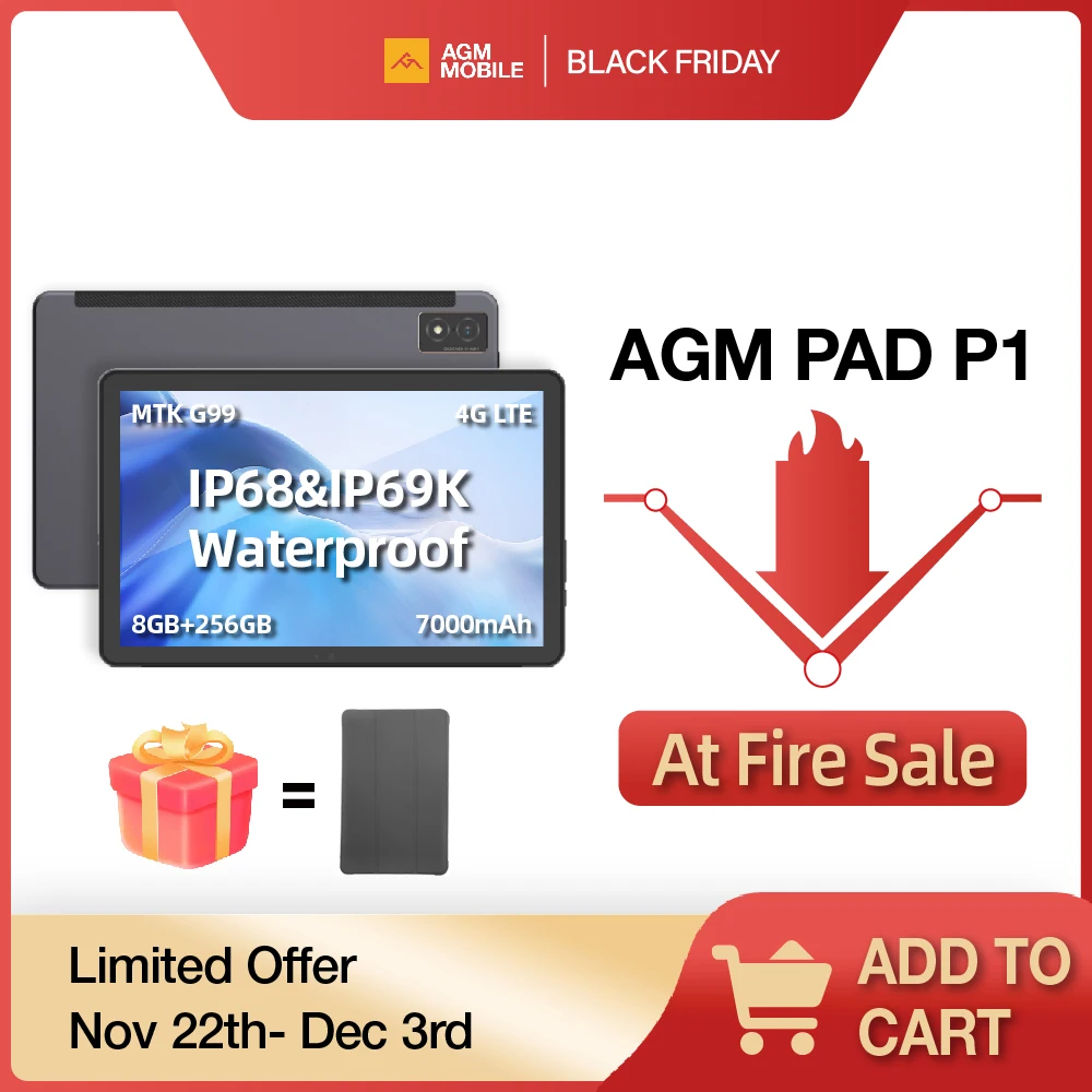 AGM PAD P1 Waterproof 10.36