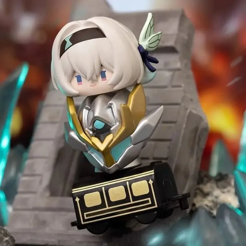 Honkai: Star Rail Fingertip Keycap Série miHoYo Caixa Cega Modelo Coleção de Desenhos Animados Decoração de Casa Presente Surpresa Em Estoque