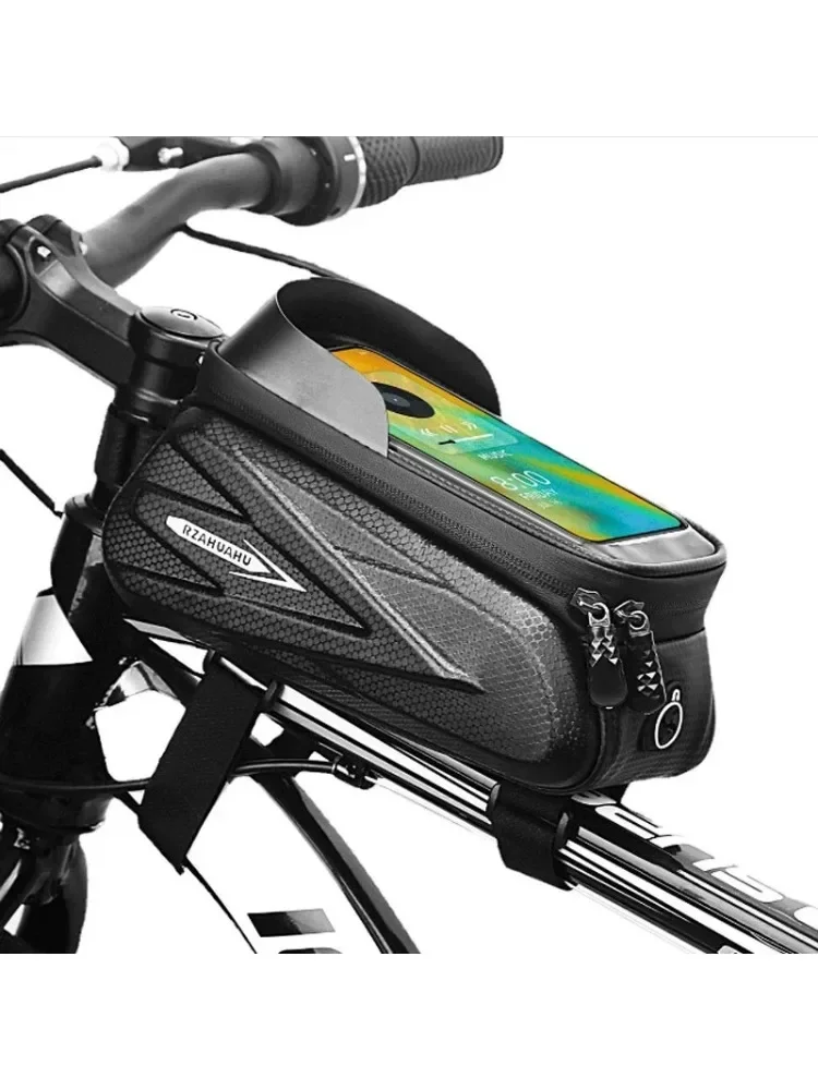 AliExpress Anerte Bike Frame Bag Large Capacity Bicycle Bag Waterproof Bike Front Rack Bag, Universal Cell Phone Organizer Bag For Cycling