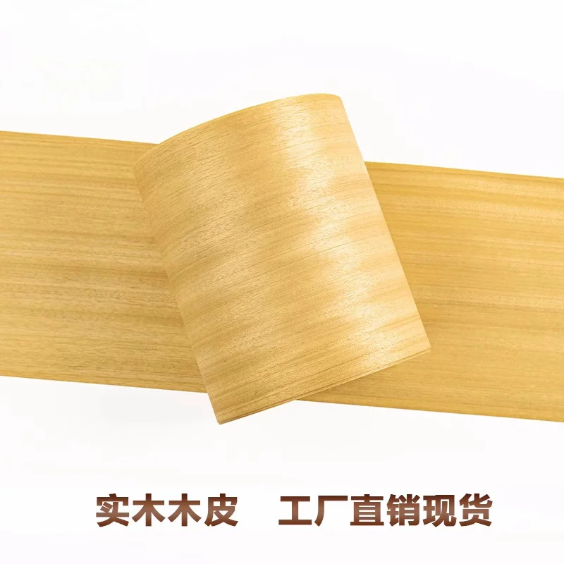 

DIY Creation of Natural golden Teak wood for Home Decoration and wood veneer Decoration20x250cm Thickness 0.25mm