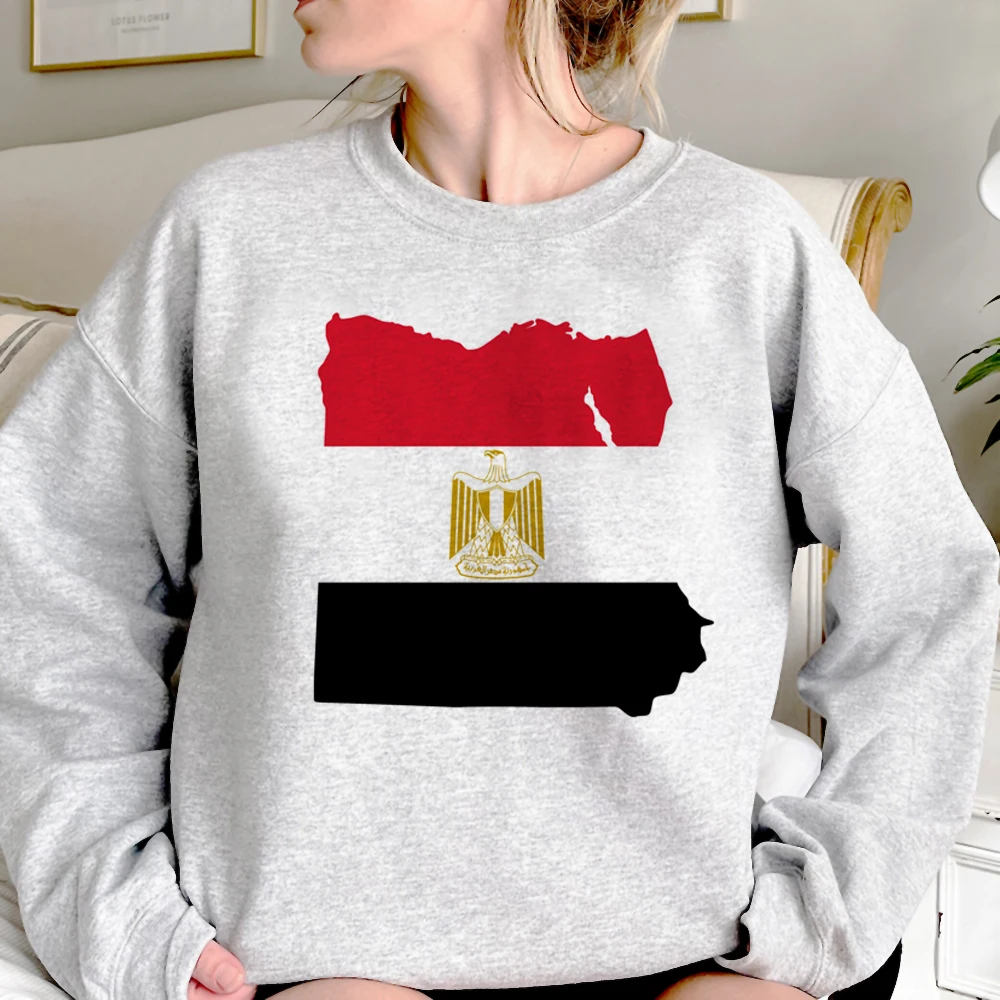 Egypt hoodies women long sleeve top japanese harajuku aesthetic Hooded Shirt sweatshirts women gothic clothing