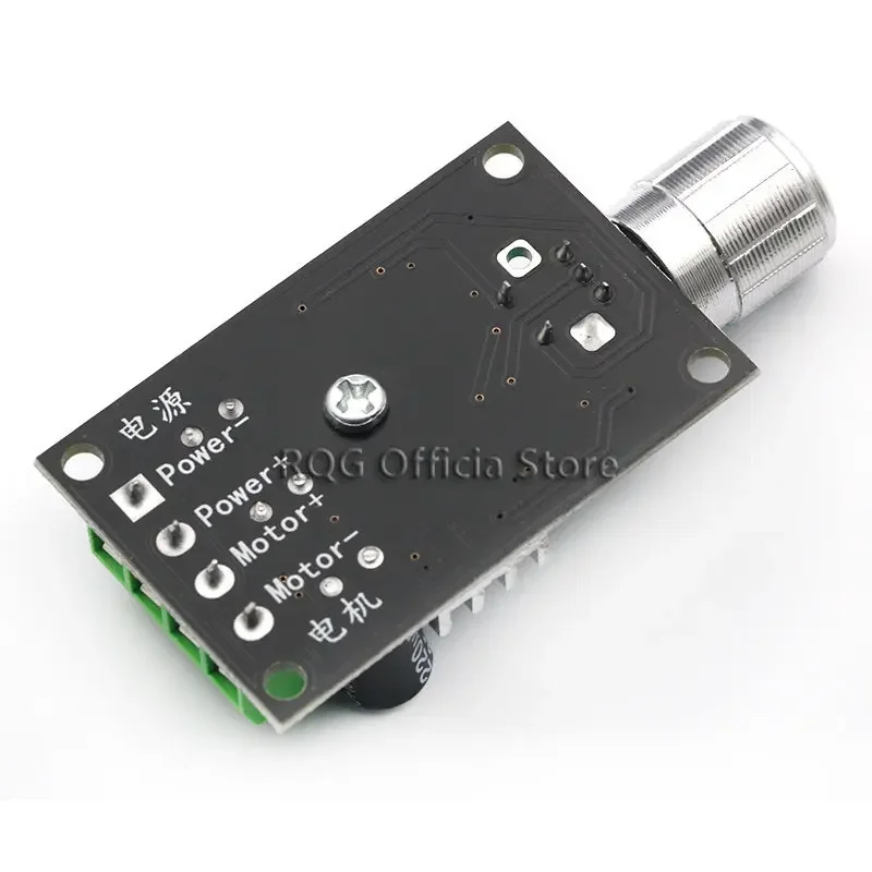 Controlador de velocidad del Motor, regulador ajustable, 3A, DC 6V, 12V, 24V, 28VDC, 3A, 80W PWM