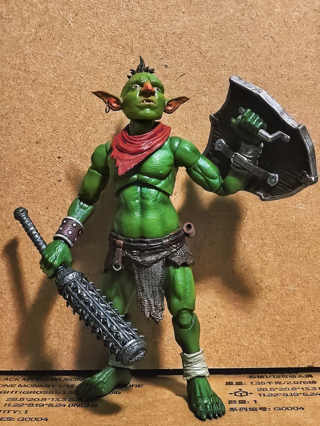 

В наличии: Оригинальная фигурка гоблина Hopdo Toys, 14 см, с прической мохавк, масштаб 1/12, аниме-модель, коллекционная игрушка, подарок