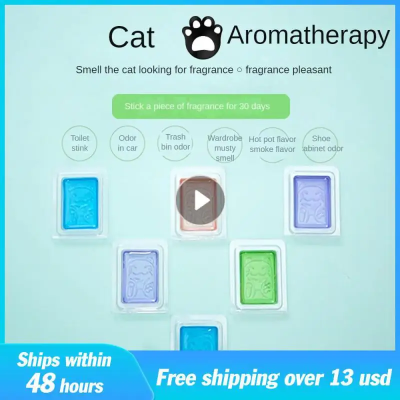 Solid Aromatherapy Solid Wardrobe Aromatherapy Cream Deodorant Gel Cat Pattern Fragrance Shoe Cabinet Toilet Toilet Deodorant