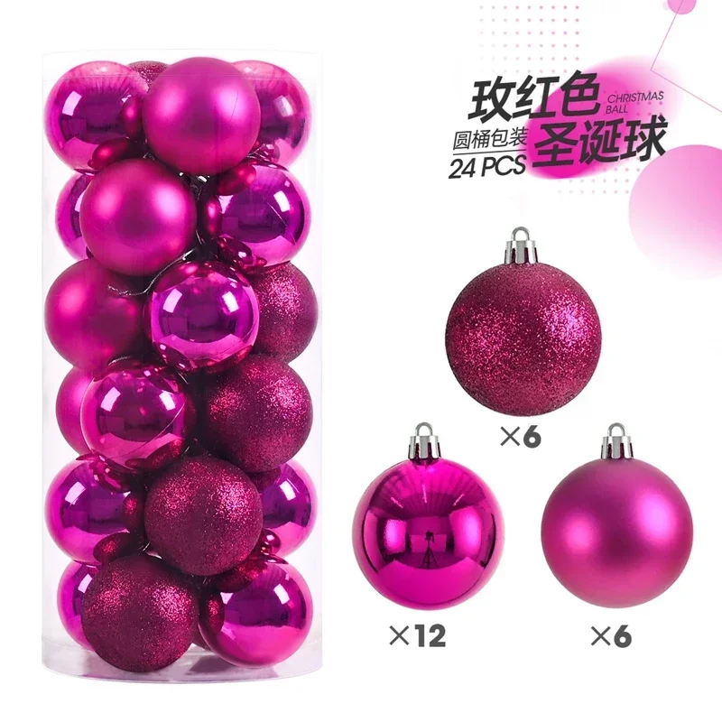 24/36 Stück 3CM Weihnachtskugeln Christbaumschmuck Weihnachtsdekoration Anhänger Heim-Deko Party Neujahr 2026 Geschenkzubehör – Detail 10