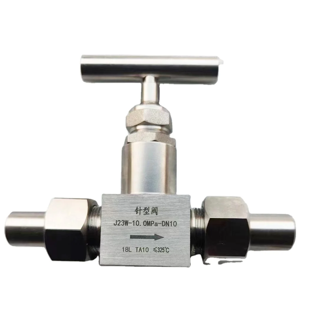 high temperature titanium TA10 tube end 18L   needle valve