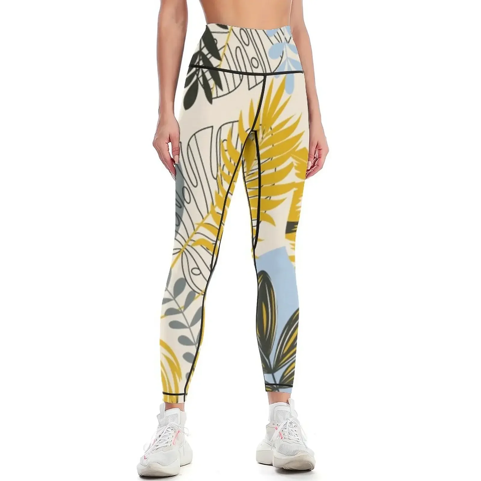 Trendy Tropical Fall Leggings sports for push up sportswear gym Pants sport push up legging Womens Leggings