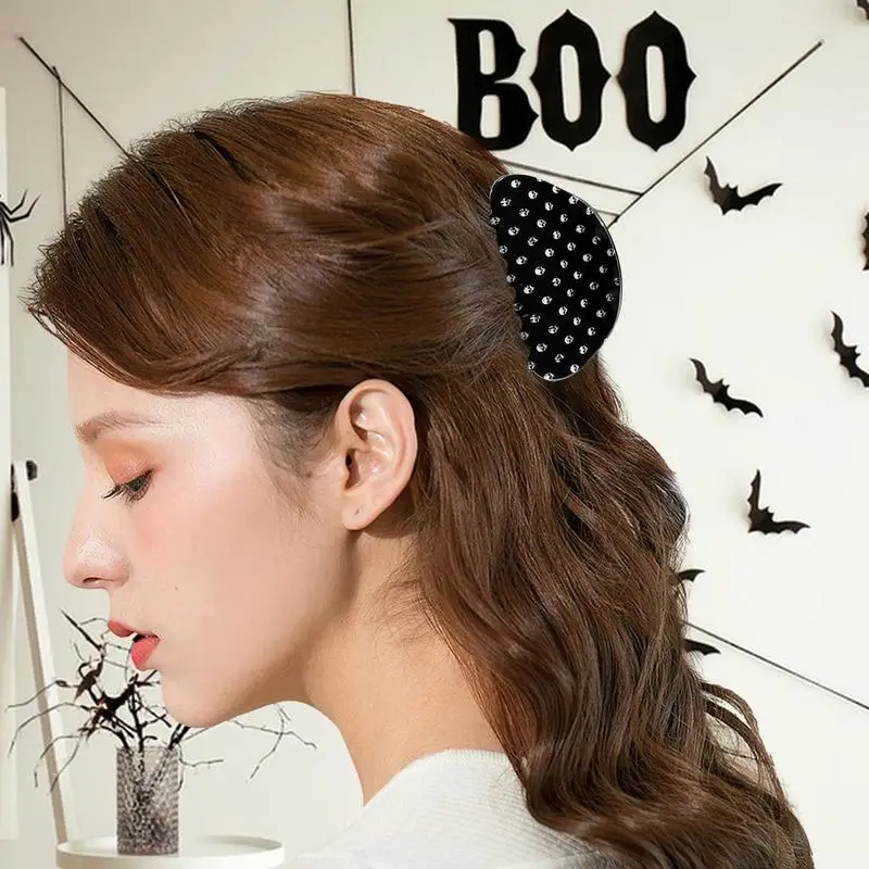 Halloween Theme Styling Hairpin para mulheres e meninas, clipes de cabelo antiderrapantes, rabo de cavalo, Cosplay Party Hairpin