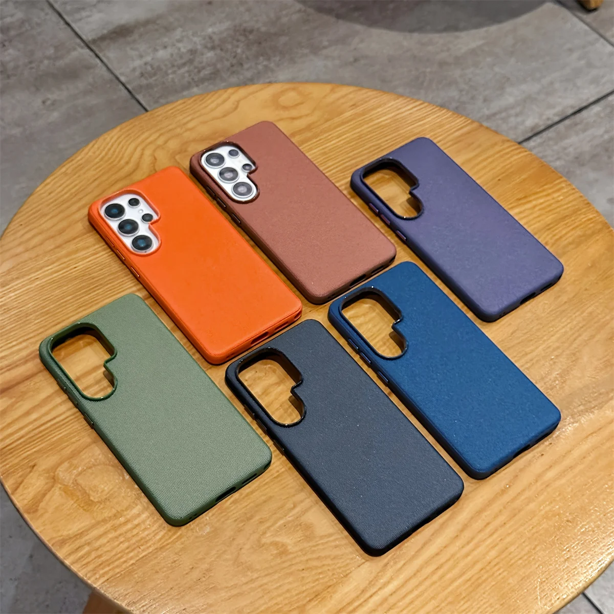 For Samsung Galaxy S26 S25 S24 S23 S22 Ultra Plus Magsafe Adsorption Phone Case TechWoven Magnetic Wireless Charging Back Cover
