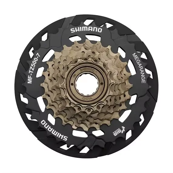 Shimano-自転車フリーホイールMF-TZ500スピード,7スピード,14-28t/14