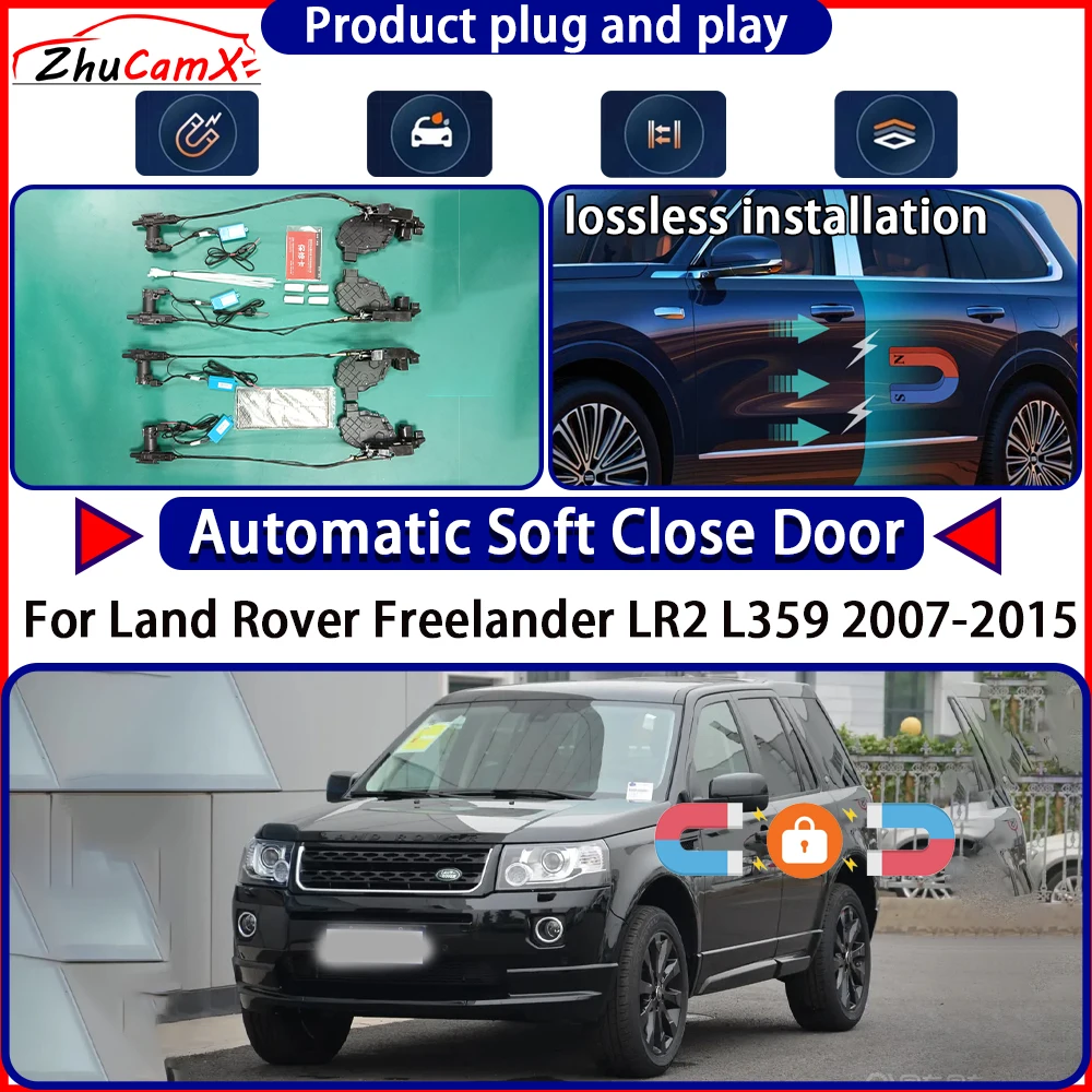OEM Door Lock Actuator for Land Rover Freelander LR2 L359 2007-2015 Soft Close Door Kit Power Latch System Auto Pull Door Easy