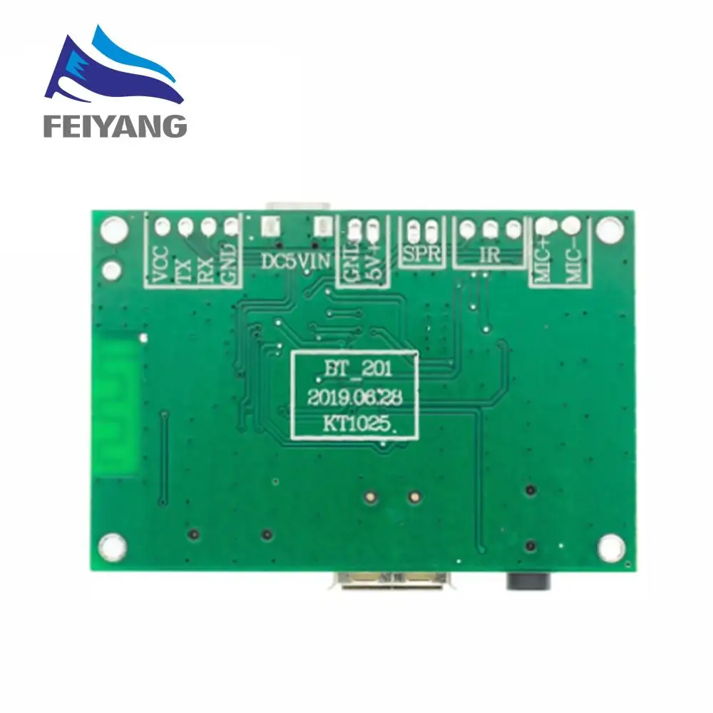 BT201 Dual Mode 5.0 Bluetooth Lossless Audio Power Amplifier Board Module Tf Card U Disk Ble Spp Serial Port Transparent Trans