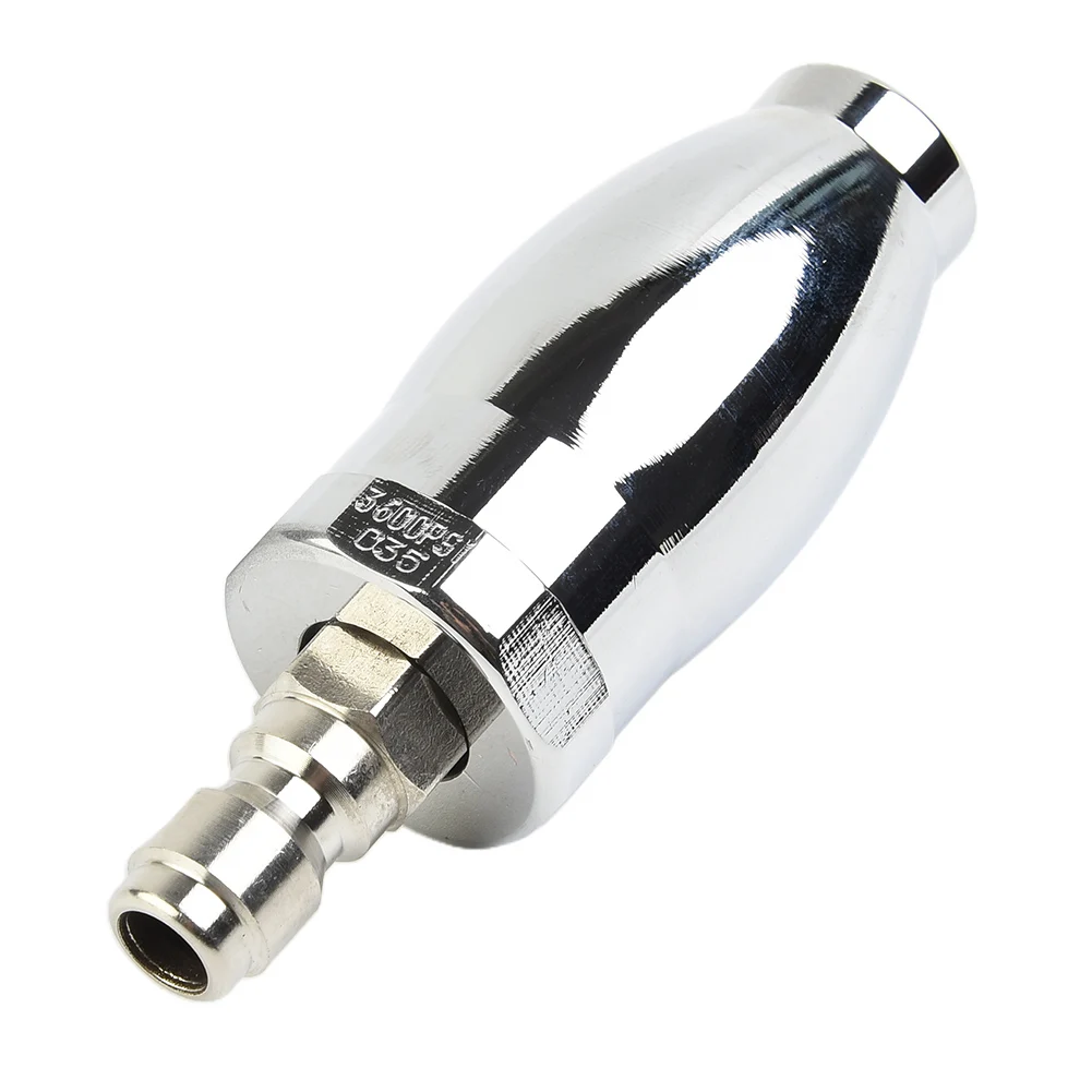 For Turbo Rotating Nozzle for Pressure Washer 3600 PSI with Stainless Steel and Ceramic Core and /4 Inch Quick Connect