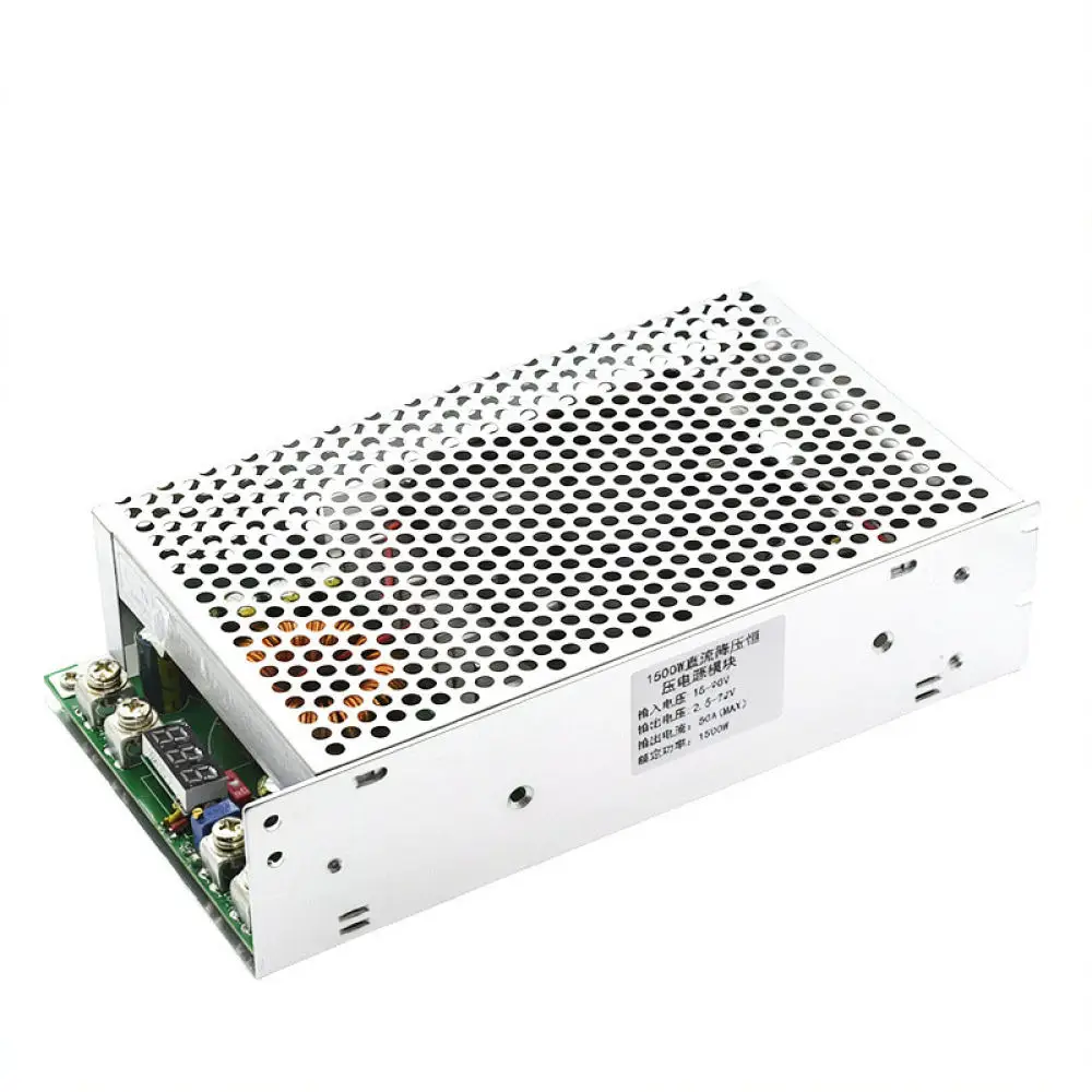 Adjustable Buck Converter Module 1500W 50A High Current Voltage Regulator Step Down Power Supply Unit DC 15V 90V To 72V Board