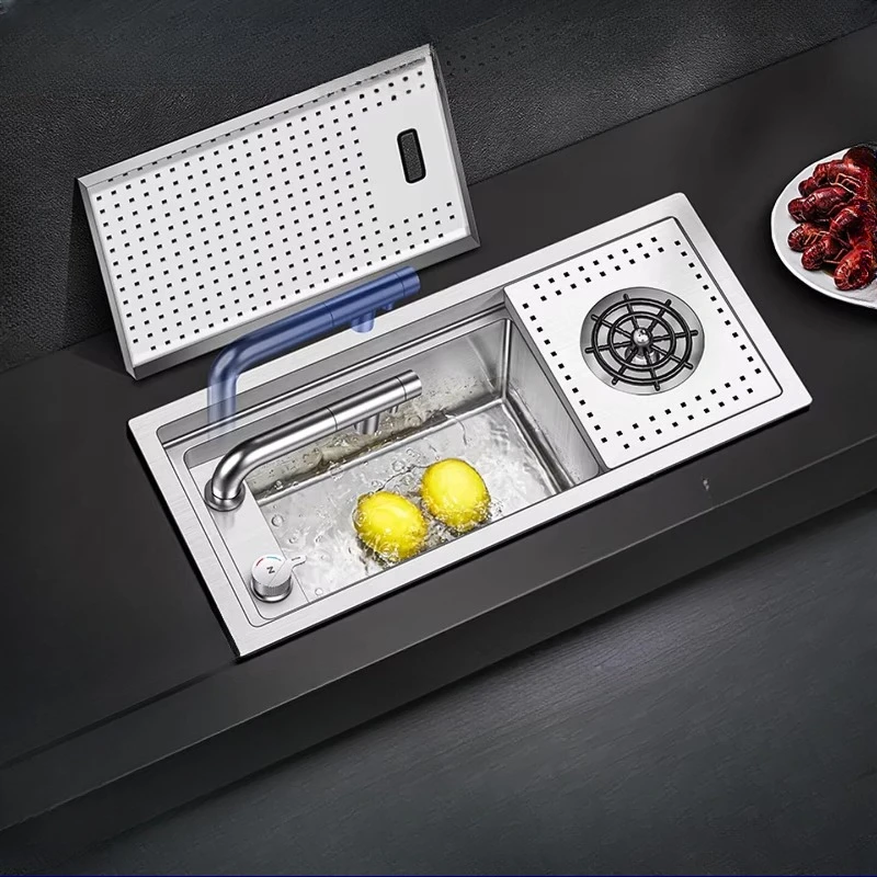 Hidden Bar Nakajima Tea Table Invisible Handmade Cup Washer Sink 304 Stainless Steel Small Vegetable Wash Basin