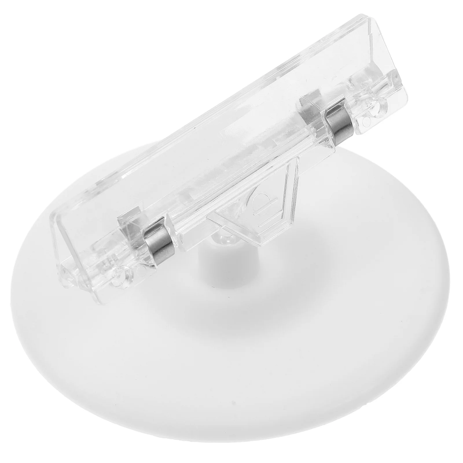 

5Pcs Price Advertising Clips Rotatable Round Base Sign Holder Display Stand Table Number Card Photo Place Card Memo