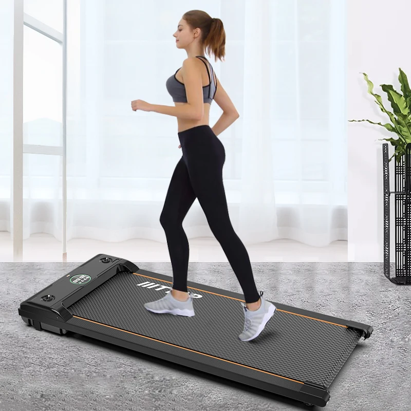 Manual Adjustment Incline Foldable Electric Treadmill Portable Walking Pad Running Machine for Home Office Indoor Gym Fit