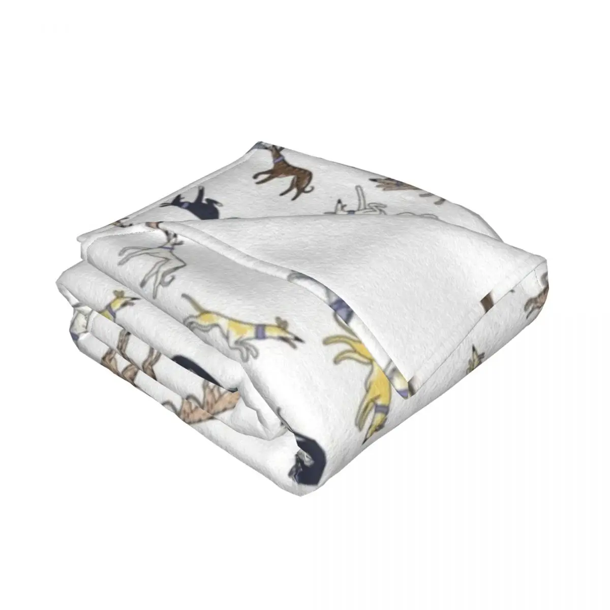 Picos e Cães Branco Lance Cobertor para Cama, Cobertores Decorativos, Cobertores Retro