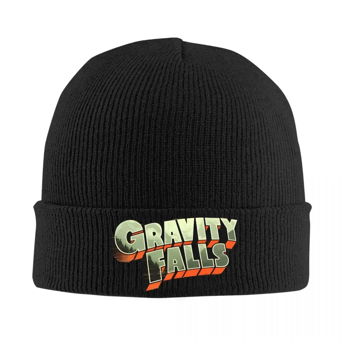 

Вязаная шапка с логотипом Gravity Falls, шапки, зимние шапки, теплая акриловая повседневная шапка с героями мультфильмов для мужчин и женщин, подарок