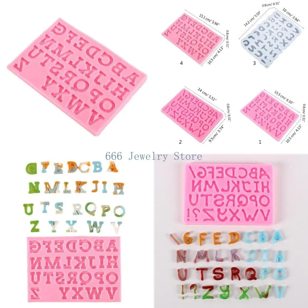 

F2TD силиконовые формы в форме буквы алфавита, форма для помадки, шоколада, украшения для торта