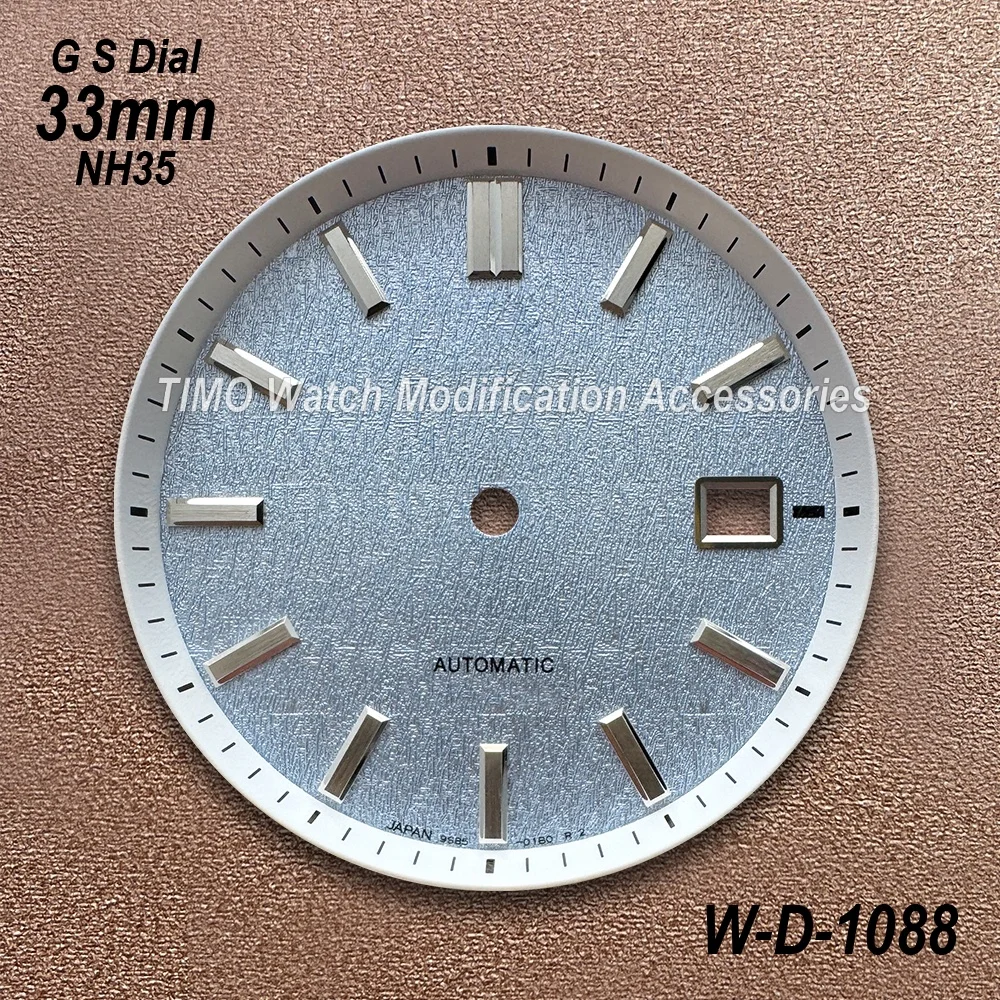 28.5mm/31mm/33mm G S Logo GMT Sunburst/Matte Dial For NH34/NH35/MH36 Movement High Quality Watch Modification Accessories