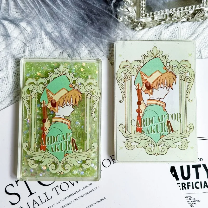 Popular cartoon anime Card Captor SAKURA Flowing Sands Mahjong Cute Versatile Girl Sakura Comic periphery Standing Plates gift