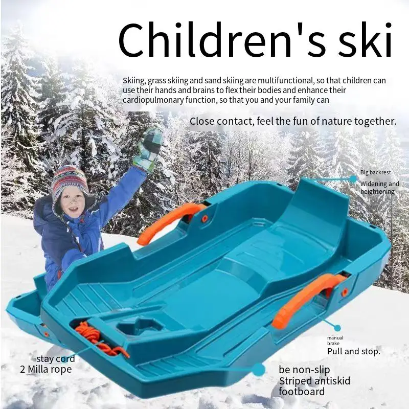 حار بيع الثلوج الأطفال مزلقة لوح التزلج، لوح التزلج العشب، لوح الرمل سميكة في الهواء الطلق