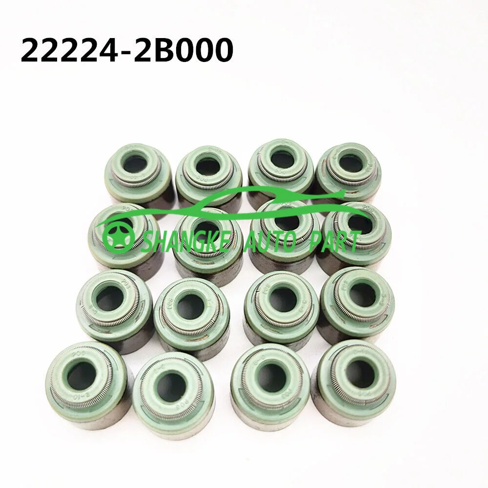 40Pcs Valve Stem Seal OEM 222242B000 22224-2B000 222242B001  FOR HHyudai Accent Tuson KKia Forte Rio Soul 1.2L 1.4L 1.6L Engine