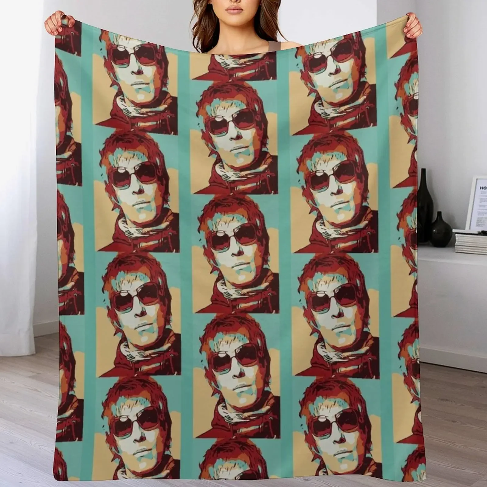 

Liam Gallagher Throw Blanket Decorative Throw Luxury Thicken cosplay anime Sleeping Bag Blankets