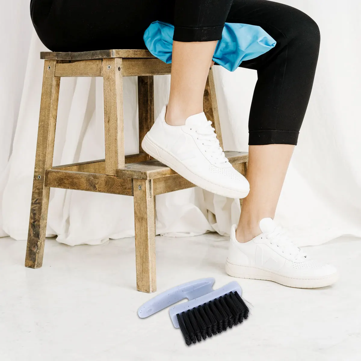 

Shoe Brush Home and Dorms Shoes Cleaning Clothing Polishing Portable Multifunctional Random Color