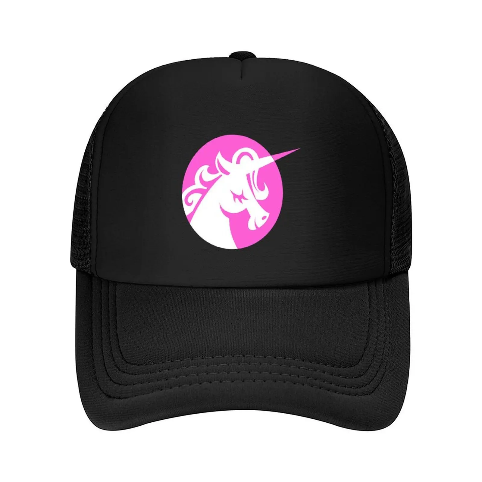 

Pink Unicorn Cafe Logo Baseball Cap Fishing cap hiking hat Wild Ball Hat Thermal Visor Women's Hats Men's
