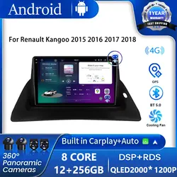 Android Auto Voor Renault Kangoo 2009 2012 2015 2016 2017 2018 Draadloze Carpla Auto Radio Multimedia Video Player GPS navigatie
