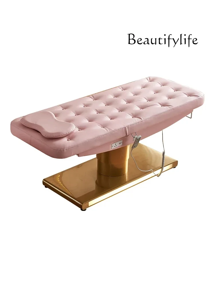 High-End Electric Beauty Bed Automatic Lifting Multifunctional Tattoo Couch Beauty Salon Special Medical Surgery Bed