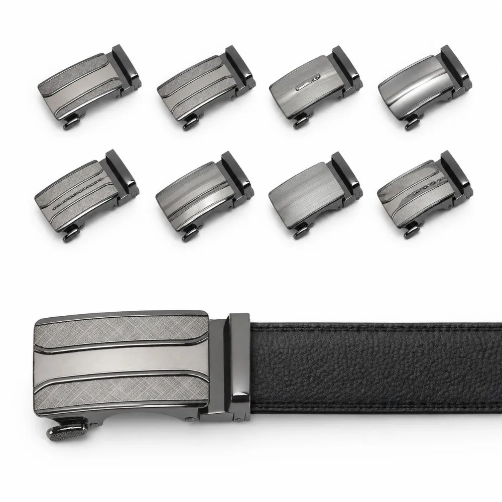 Formal Alloy Automatic Belt Buckle 3.1cm Width Business Ratchet Belt Buckle Replacement Belt Buckle Business Casual