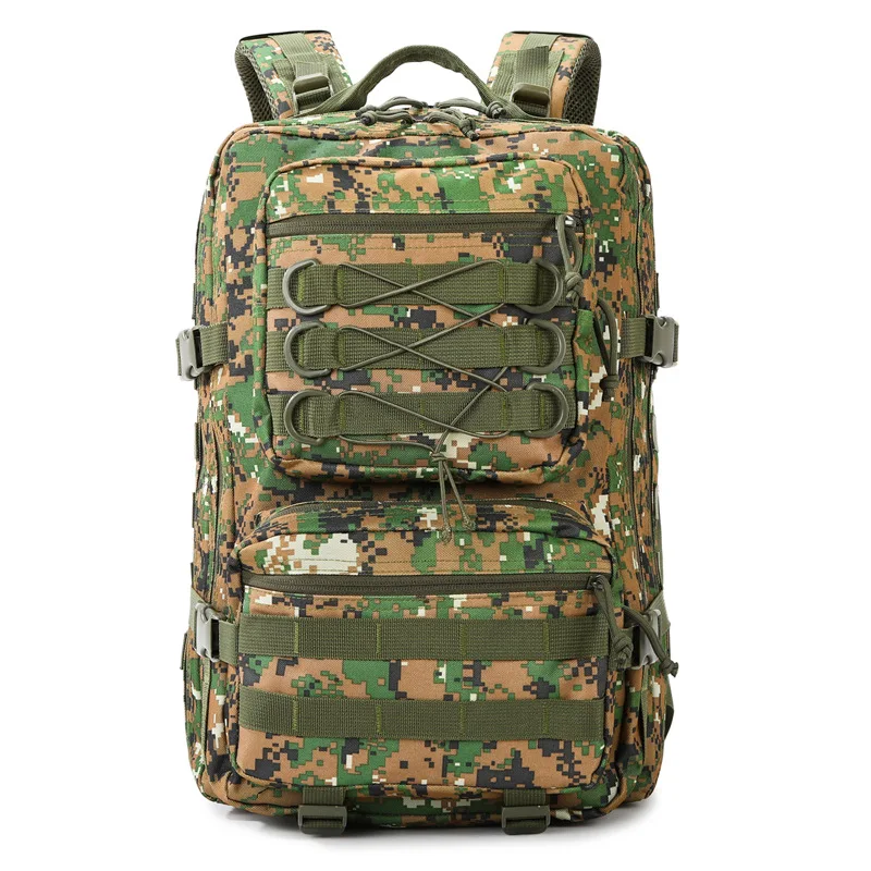 Waterproof Oxford Hiking Backpack 50L Tactical Camo Mountaineering Bag Camping Travel Pack for Outdoor Sports