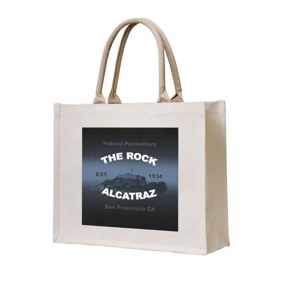 

Alcatraz Tote Bag Canvas bag for women tote bag men large tote eco folding