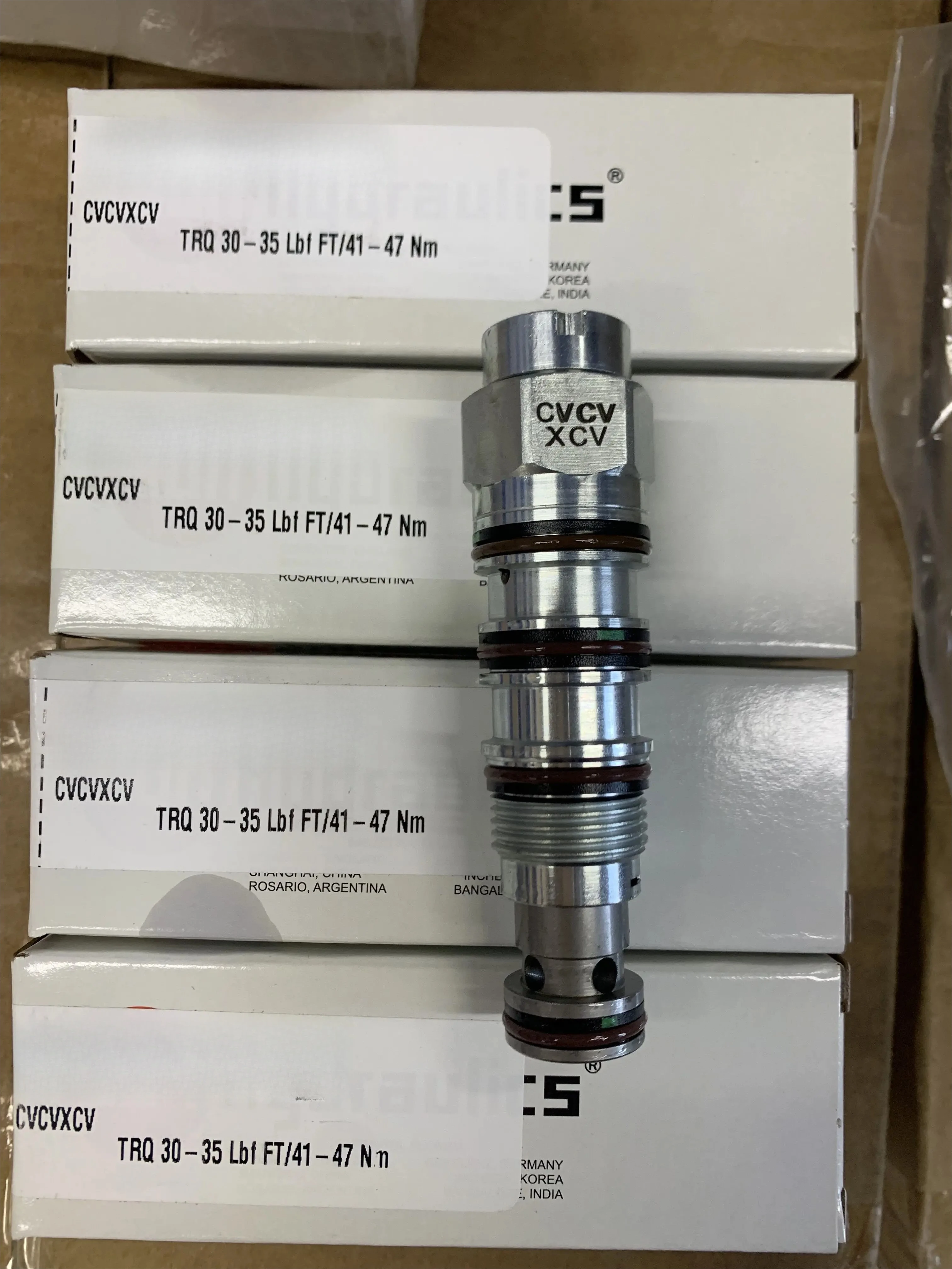 Vented Pilot-to-Open Check Cartridge CVCV-XCN Hydraulic System Replacement Part