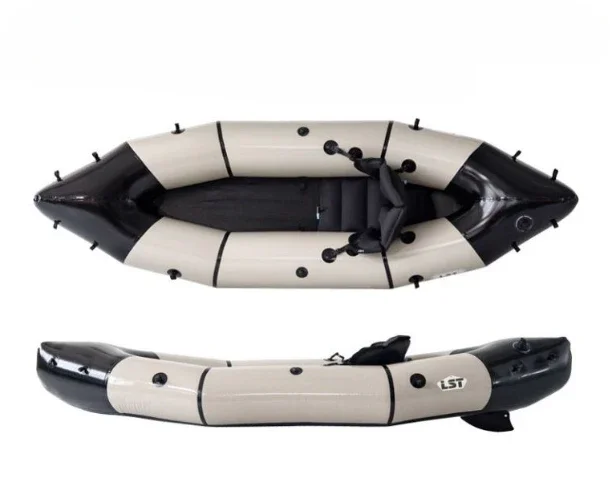 2024Yuanjing  factory manufacture Inflatable fishing boat rowing boat water sport TPU Ultralight  Life Raft Pack Raft